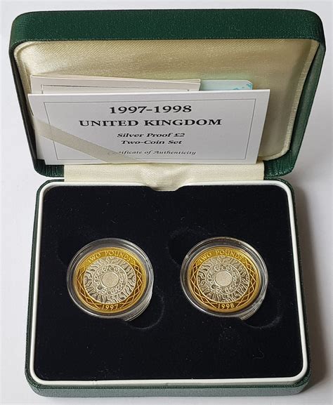 United Kingdom Silver Proof Two Coin Set For Sale