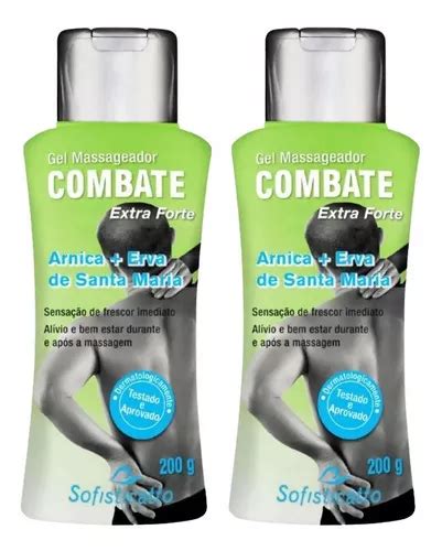 Kit 2 Gel Combate Erva De Santa Maria Relaxante Muscular MercadoLivre