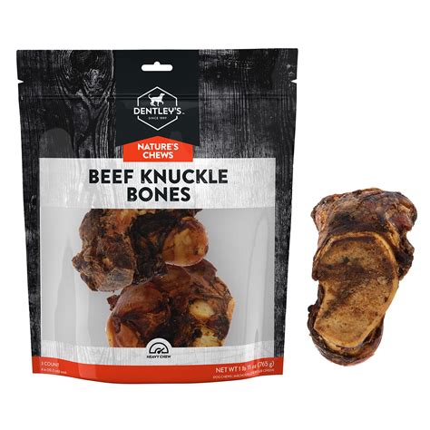 Dentley's® Nature's Chews Meaty Beef Knuckles Dog Chew