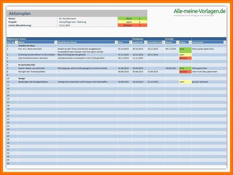 Neue Version Excel To Do Liste Vorlage Kostenlos Vorlagen