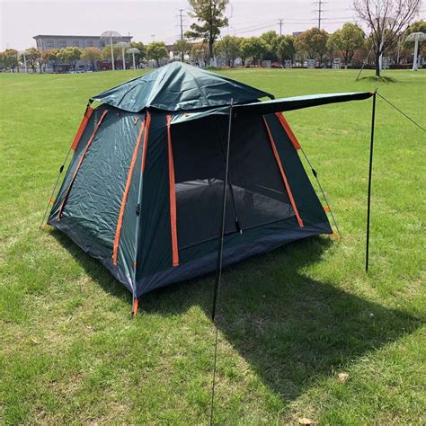 Fully Automatic Outdoor Tent Vinyl Speed Open Tent 2 4 Person Camping