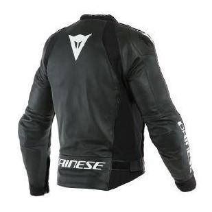 Kurtka skórzana DAINESE SPORT PRO PERFORATED BLACK WHITE czarny biały