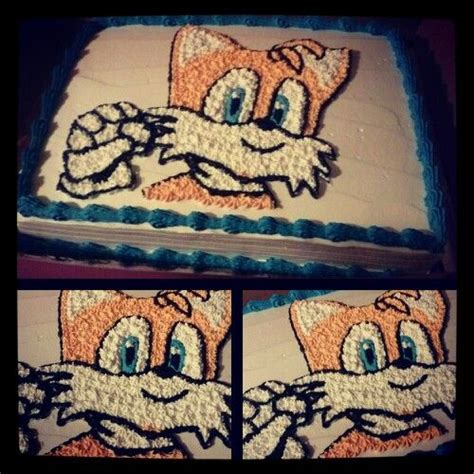 Tails Cake Sonic Sonic Birthday Cake Sonic Cake Sonic Birthday