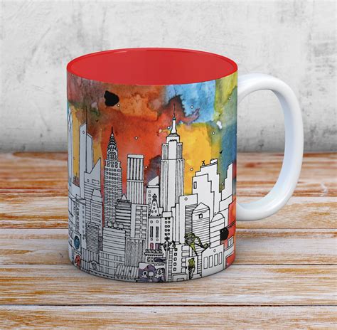 New York City Mug Nyc Gift New York Coffee Mug Etsy