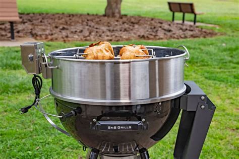 Купить Вертел SnS электрический, для угольного гриля 57 см - grillmag.ru