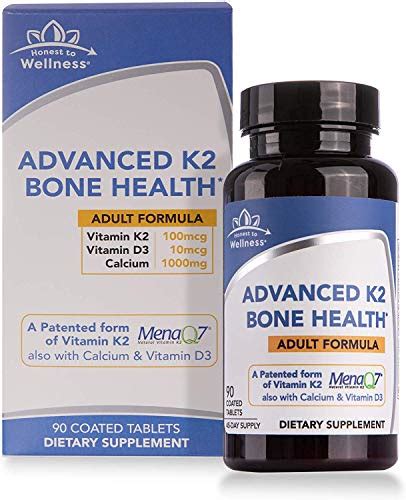 Vitamin D3 And K2 Mk7 With Calcium Advanced Bone Health Supplement Bone Density And Strength