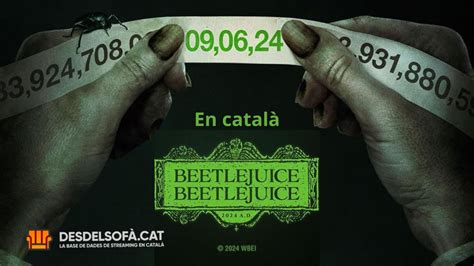 Beetlejuice 2 sestrenarà en català DESDELSOFÀ CAT