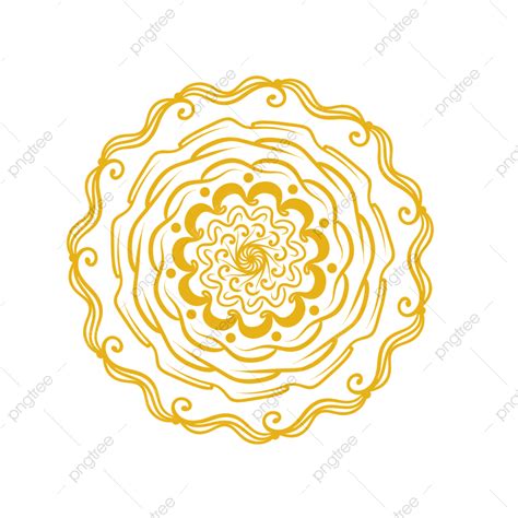 Golden Pattern Decorative Shading Golden Pattern Decoration Png