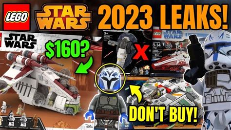 All New Lego Star Wars Leaks For 2023 Lego Order 66 Set Grogu’s Escape Youtube