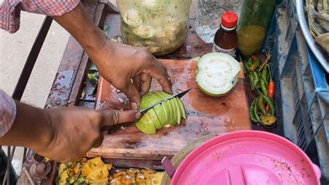 Bangladeshi Street Food Special Tasty Masala Guava Pyara। Amazing