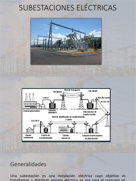 Subestaciones Eléctricas Funciones Y Clasificación Pdf Subestacion