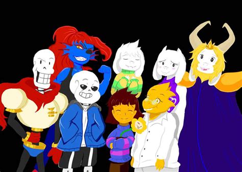 Undertale All Main Characters By Muien02 On Deviantart