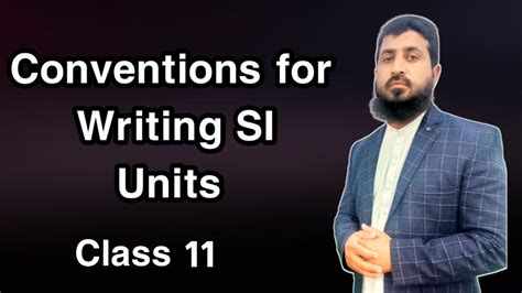 Units And Measurements Class Conventions For Indicating Units