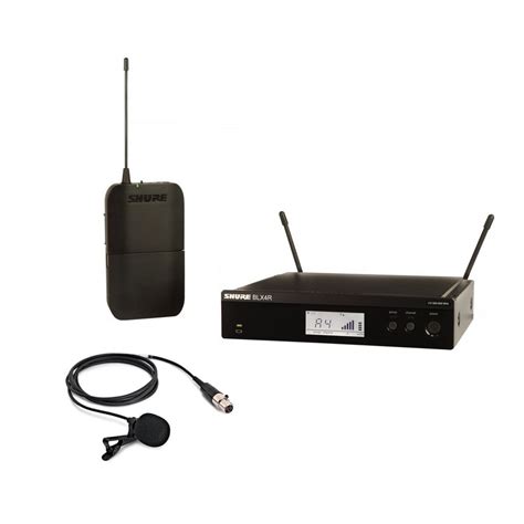 Shure BLX14R CVL H8E Rack Mount Wireless Lavalier Microphone System At