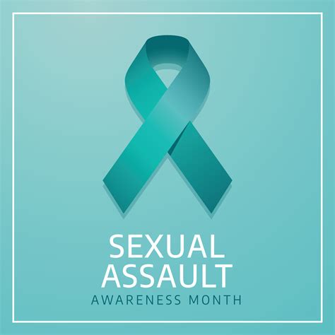 Vector Graphic Of Sexual Assault Awareness Month Good For Sexual