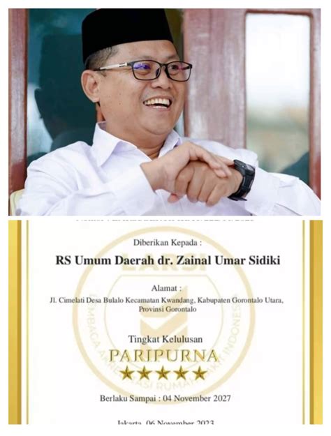 Terima Kasih Pak Bupati Thariq Rsud Zus Raih Akreditasi Paripurna