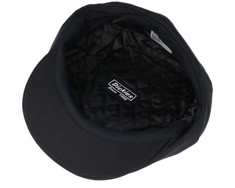 Jacksonport Black Flat Cap Dickies Caps Hatstore Co Uk