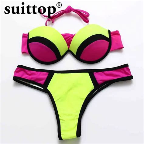 Suittop Bikini Women 2017 Summer Maillot De Bain Push Up Swimwear Sexy