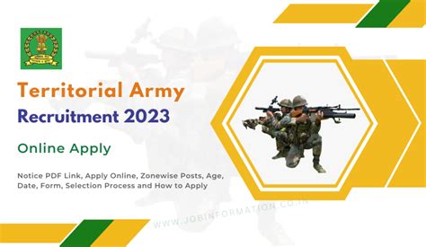 Ta Army Recruitment 2023 Notice Pdf Link Apply Online Zonewise Posts