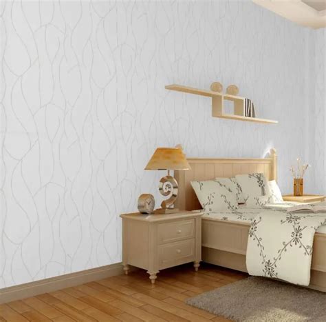 Beibehang New High End Geometric Curve Stripe Wallpaper Modern Non Woven Wallpaper Bedroom