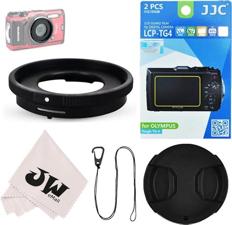 Amazon.com : 5in1 Accessories Kit for Camera Olympus Tough TG-6 TG-5 TG ...