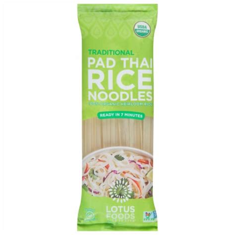 Lotus Foods Organic Traditional Pad Thai Rice Noodles 8 Oz King Soopers