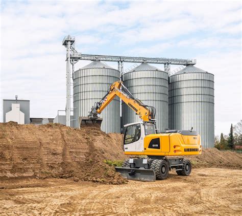 Pelleteuse Interm Diaire A Liebherr Excavators Sur Pneus