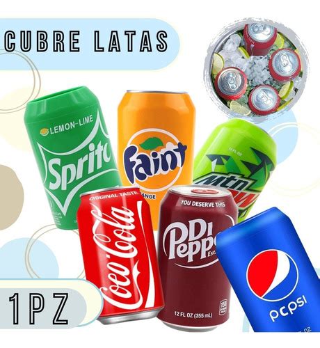 Funda Silicon Cubre Latas Oculta Cerveza Y Bebidas Ml F Mercadolibre