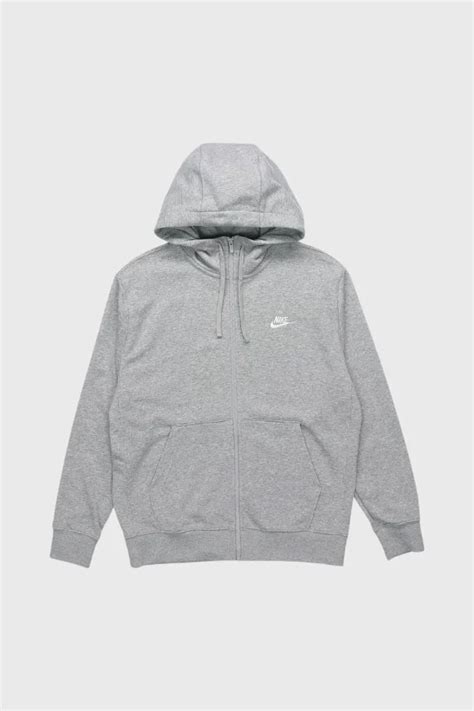 Nsw Club Fleece Full Zip Hoodie Gri Cartel