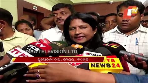 Bjp Mp Aparajita Sarangi Takes Part In Bmc All Corporators Meeting In