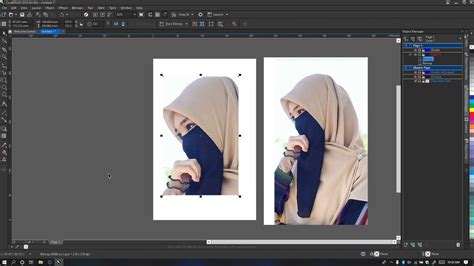 memotong gambar crop  corel draw  version youtube