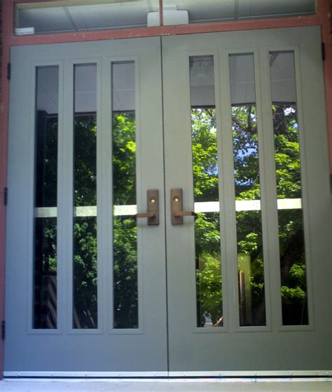 Metal doors exterior, Commercial steel door, Double doors exterior