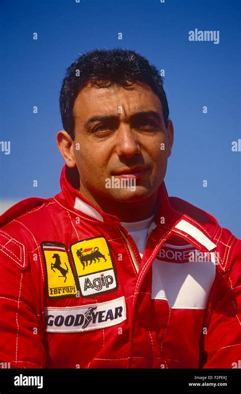 Michele Alboreto Racing For Ferrari Stock Photo Alamy