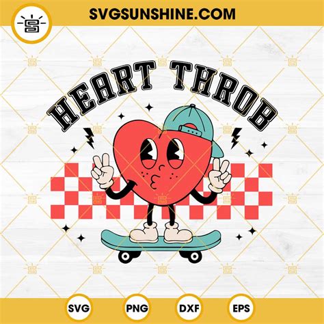 Heart Breaker Svg Heart Skateboard Svg Png Eps Dxf File