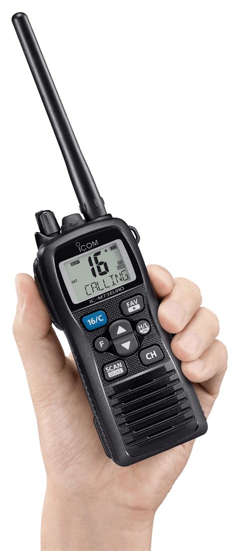 Icom Ic M Euro Professional Vhf Waterproof Handheld Radio