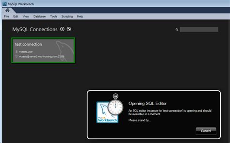 How To Connect To A Database Using Workbench Mysql Client Help Center