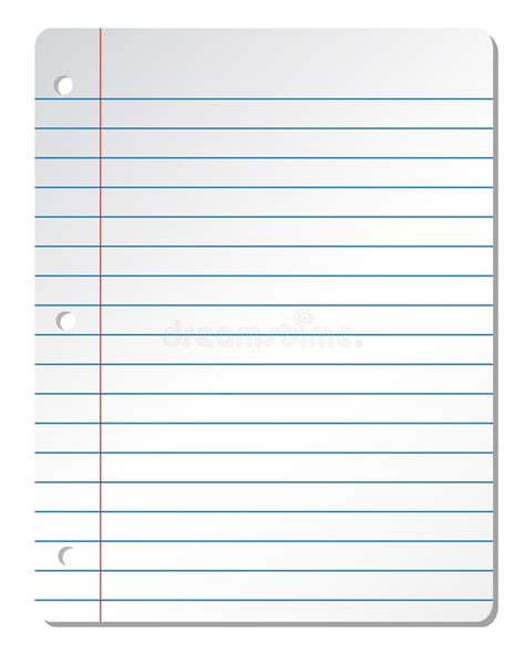 Paper notebook with a pen stock vector. Illustration of paper - 130970552