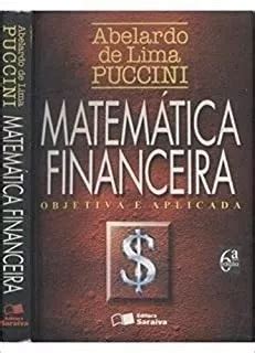 livro matematica financeira objetiva  aplicada puccini abelardo de