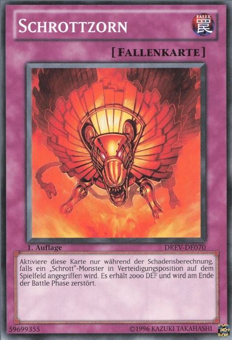 Recollectibles Sammelkarte Yugioh Schrottzorn Yu Gi Oh Drev De070 Common