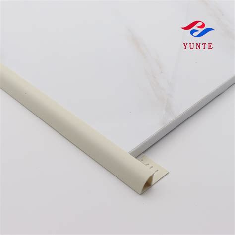 Yunte 6mm 8mm 10mm 12mm Pvc Tile Trim Corner China Pvc Tile Trim