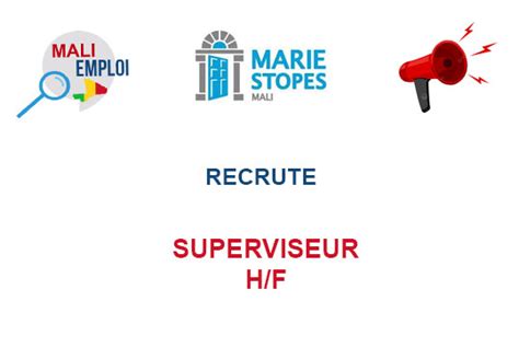 Marie Stopes Mali Recrute Superviseur H F Y A Bara Offres D Emplois