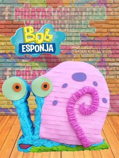 Mini piñata GARY BOB ESPONJA Bob esponja fiesta Manualidades