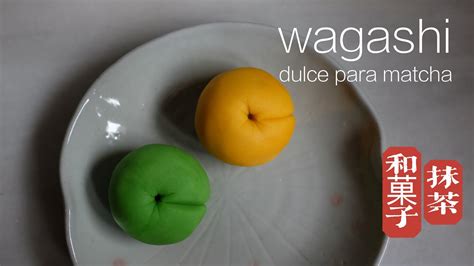 Dulce tradicional Japonés WAGASHI dulce para tomar con el té Matcha