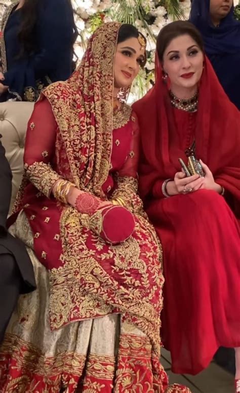 Maryam Nawaz Very Expensive outfits Details at wedding of MPA Sonia ...