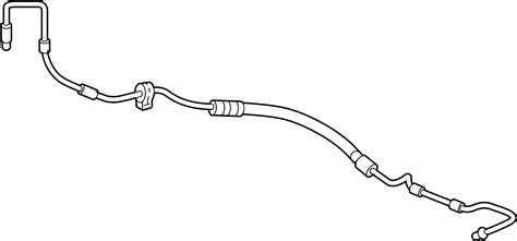 Cadillac Deville Power Steering Pressure Hose 25768879 Stingray