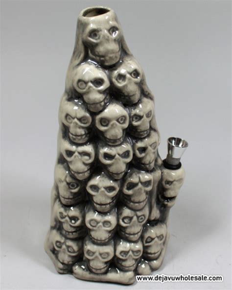 Ceramic Skull Water Pipe Usa