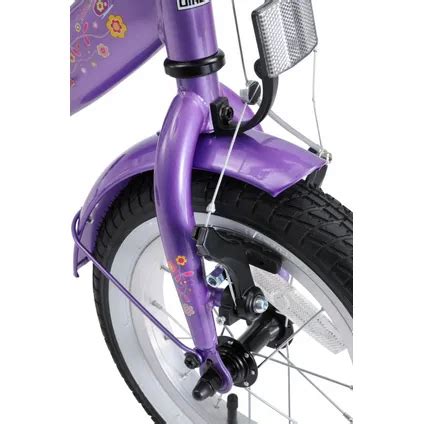 V Lo Pour Enfants Bikestar Classic Pouces Lilas Blanc