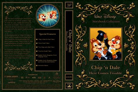 Chip N Dale Here Comes Trouble Movie Dvd Custom Covers 2005 Chip