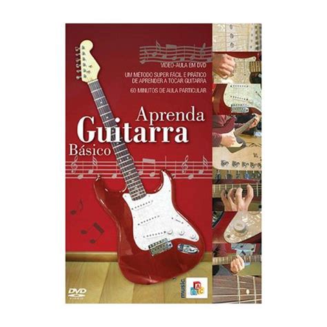 Dvd aula abc guitarra basico Aprenda Música DVD Vídeo Aula Cursos