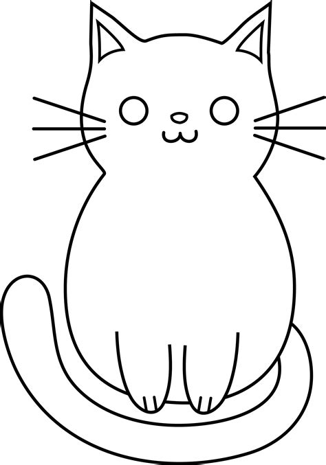 Chibi Cat Drawing | Free download on ClipArtMag